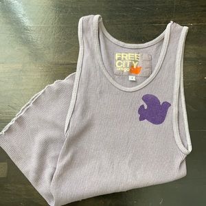 Purple Free city tank top